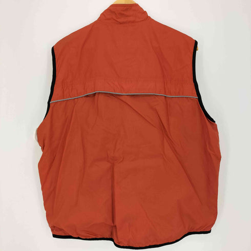 ギャップ Gap 00s OLD 紺タグ リップストップ 比翼ジップ ナイロンベスト メンズ import:M