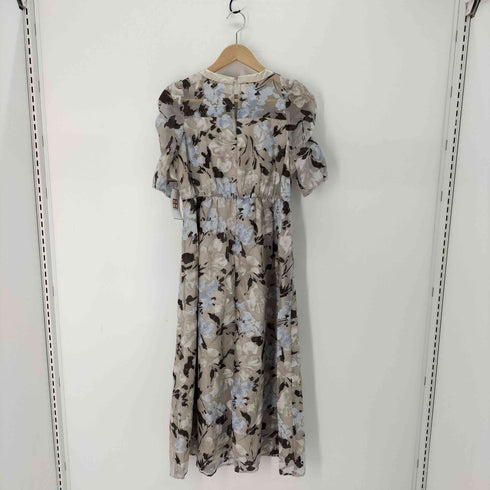 ナチュラルクチュール natural couture オパール花柄パワショルワンピース レディース FREE