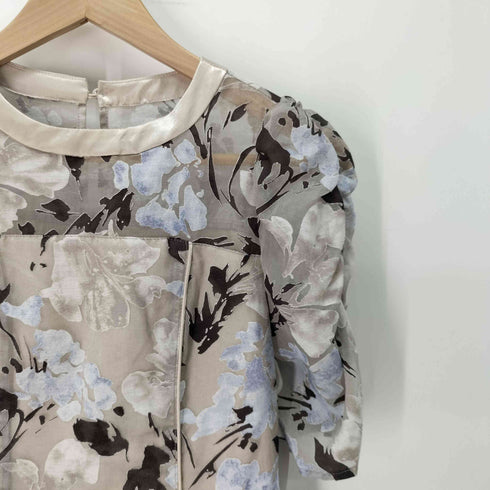 ナチュラルクチュール natural couture オパール花柄パワショルワンピース レディース FREE