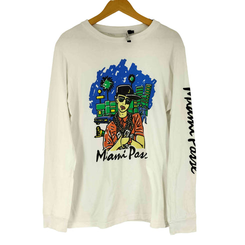 ジョイリッチ JOYRICH フロントプリント L/S Tシャツ メンズ JPN:L