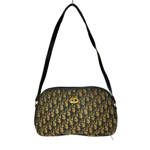 クリスチャンディオール Christian Dior OLDトロッター ジャガード ショルダーバッグ レディース