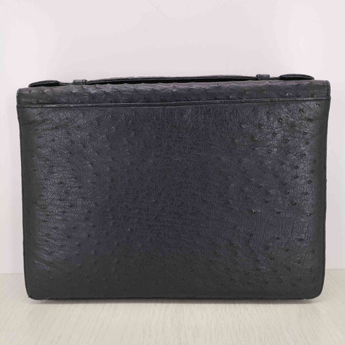 GENUINE OSTRICH オーストリッチ ハンドバッグ ビジネス メンズ