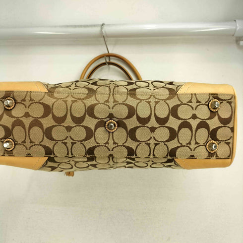 コーチ COACH シグネチャー フリンジ ハンドバッグ レディース