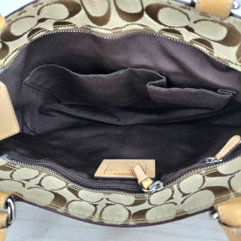 コーチ COACH シグネチャー フリンジ ハンドバッグ レディース