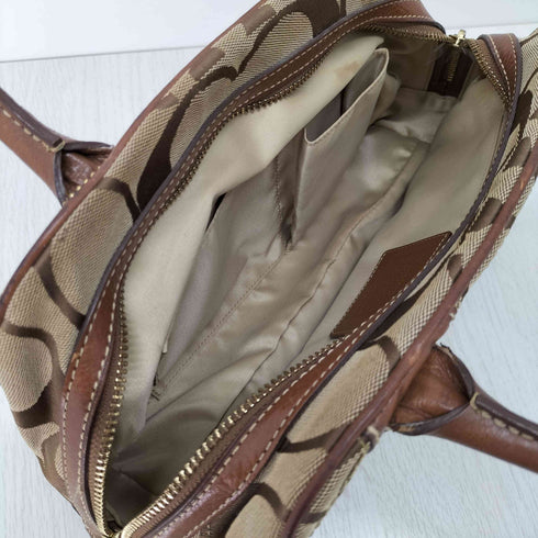 コーチ COACH シグネチャー センターライン ハンドバッグ レディース