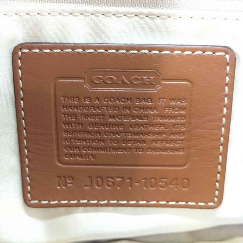 コーチ COACH シグネチャー センターライン ハンドバッグ レディース