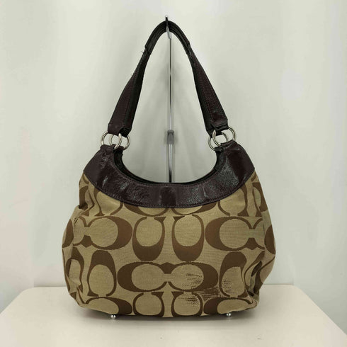 コーチ COACH シグネチャー ロゴプレート ハンドバッグ レディース