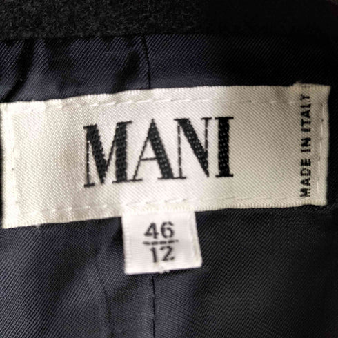 MANI CASHMERE 100% カシミヤ チェスターコート レディース 46