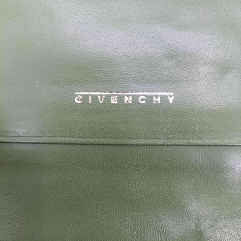 ジバンシィ GIVENCHY オーストリッチ型押し レザー長財布 レディース