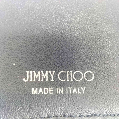 ジミーチュウ JIMMY CHOO ブローチデザイン CHERI レザー3つ折り財布 レディース