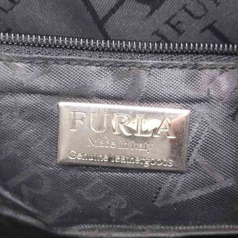 フルラ FURLA ロゴプレート レザーハンドバッグ レディース