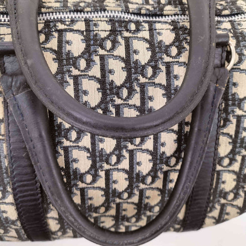 クリスチャンディオール Christian Dior トロッター ボストン ミニ キャンバス ヴィンテージ レディース