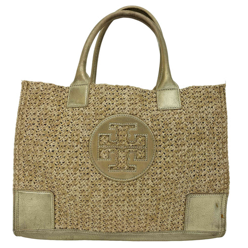 トリーバーチ TORY BURCH 麦わら ハンドバッグ トートバッグ レディース
