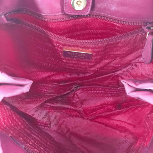 プラダ PRADA ローズモチーフ バラ 薔薇 ハンドバッグ トートバッグ レディース