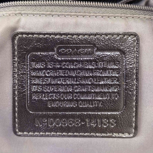 コーチ COACH トライベッカ オプ アート サテンキャンバス ハンドバッグ ショルダーバッグ レディース