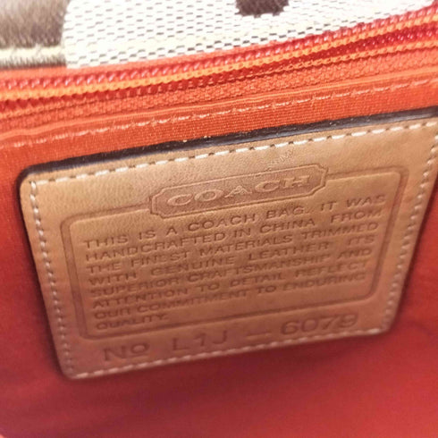 コーチ COACH シグネチャー ショルダーバッグ キャンバス レディース