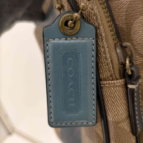 コーチ COACH ヘリテージ ストライプ シグネチャー ショルダーバッグ 斜め掛け メンズ