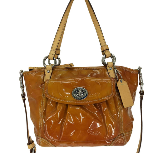 コーチ COACH 2WAY エナメル ハンドバッグ ショルダーバッグ レディース