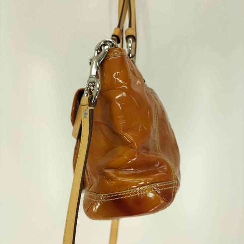 コーチ COACH 2WAY エナメル ハンドバッグ ショルダーバッグ レディース