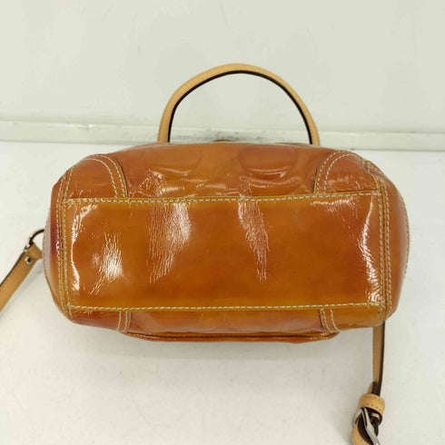 コーチ COACH 2WAY エナメル ハンドバッグ ショルダーバッグ レディース