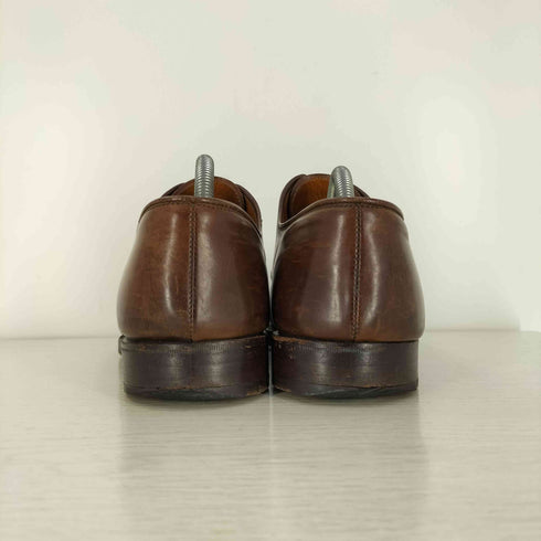 クロケットアンドジョーンズ CROCKETT&JONES イングランド製 BRADFORD BROWN CORDOVAN プレーントゥ コードバン メンズ 8 1/2