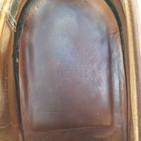 クロケットアンドジョーンズ CROCKETT&JONES イングランド製 BRADFORD BROWN CORDOVAN プレーントゥ コードバン メンズ 8 1/2