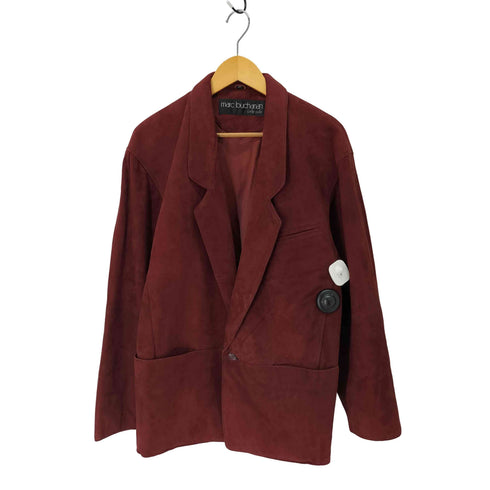 ペレペレ pelle pelle marc buchanan 90S レザー スウェード 総裏 1B テーラード ジャケット メンズ 36