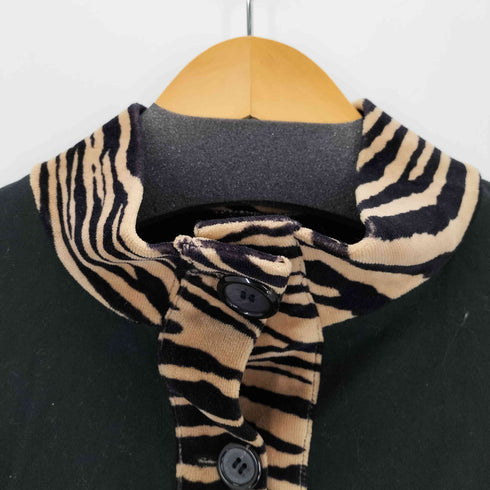 Y2K ヒョウ柄 ゼブラ柄 ジャケット レディース