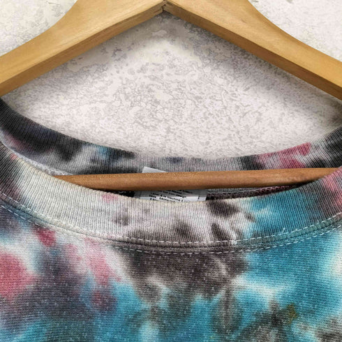 チャンピオン Champion 00S REVERSE WEAVE 企業ロゴ刺繍タイダイ染め クルーネックトレーナー メンズ XL