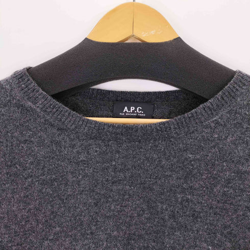 アーペーセー A.P.C. ウールクルーネックニット レディース import:S