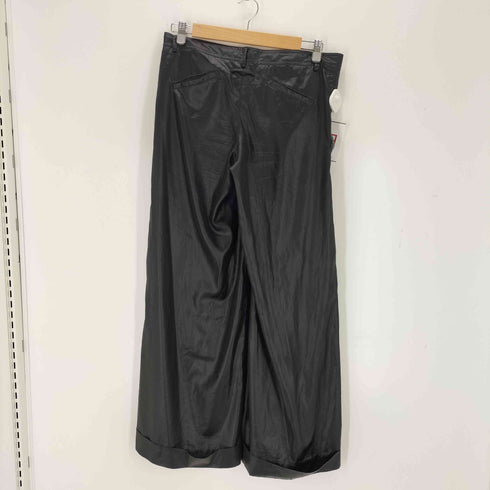 ジャンポールゴルチエ Jean Paul GAULTIER サテンライクポリワイドパンツ メンズ 40