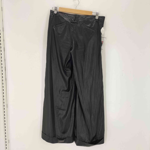 ジャンポールゴルチエ Jean Paul GAULTIER サテンライクポリワイドパンツ メンズ 40