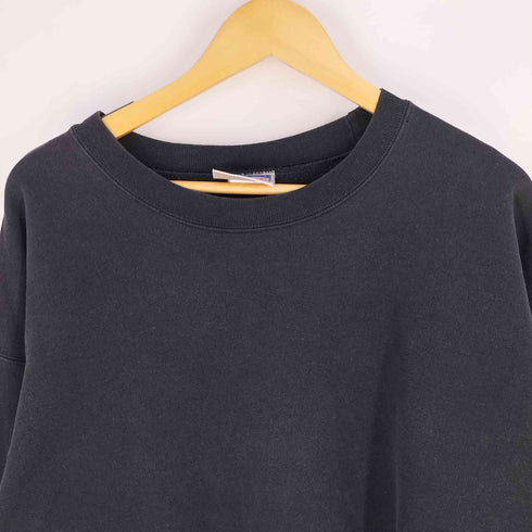 ヘインズ Hanes 90-00s 裏起毛 ポリコットン クルーネックスウェット メンズ import:L