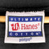 ヘインズ Hanes 90-00s 裏起毛 ポリコットン クルーネックスウェット メンズ import:L