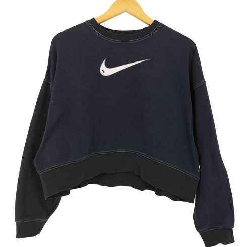 ナイキ NIKE NSW MD CRP スウッシュ フリース L/S クルー レディース import:S
