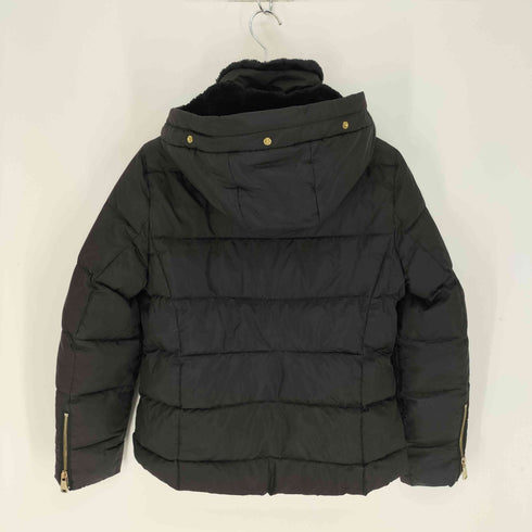 ザラ ZARA 裏地ファー フーデッド ダウンジャケット レディース import:L