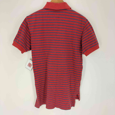 ポロバイラルフローレン Polo by RALPH LAUREN ポニー刺繍 ボーダー ポロシャツ メンズ import:M