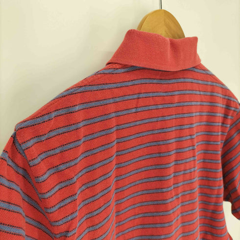 ポロバイラルフローレン Polo by RALPH LAUREN ポニー刺繍 ボーダー ポロシャツ メンズ import:M