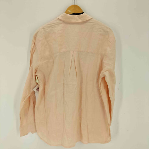 VALERIE STEVENS PETITES 香港製 リネンオープンカラーシャツ レディース 14P