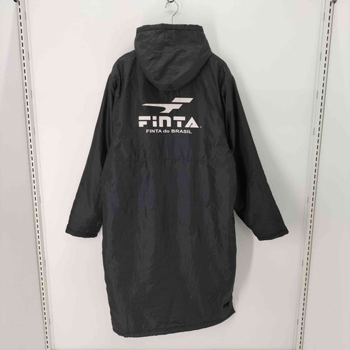 FINTA フィンタ サッカー クラブチーム ロゴプリント ベンチコート 裏地ボア メンズ
