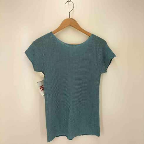 マックスマーラ MAX MARA 白タグ レーヨン混 コットンニット 半袖トップス レディース import:S