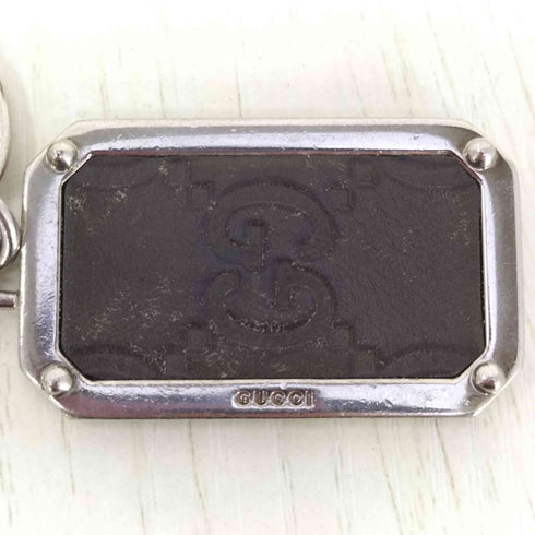 グッチ GUCCI レザー GG柄 シマ キーホルダー メンズ