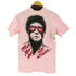 ヘインズ Hanes USA製 シングルステッチ スプレーデザインクルーネックTシャツ メンズ import:M