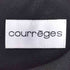クレージュ courreges リネンポリ ツイードジャージーノースリーブワンピース レディース 38