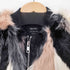 ベルシュカ BERSHKA ミックスフェイクファー ジャケット レディース import:S