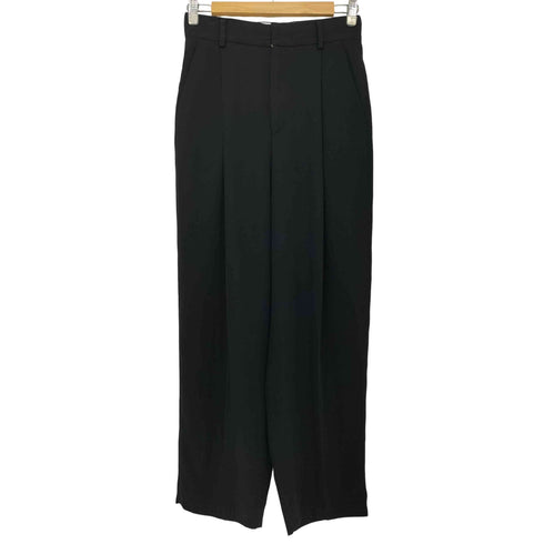 ロクビューティーアンドユースユナイテッドアローズ 6 BEAUTY & YOUTH UNITED ARROWS 23SS ジョーゼット テーパード タックパンツ レディース JPN:38