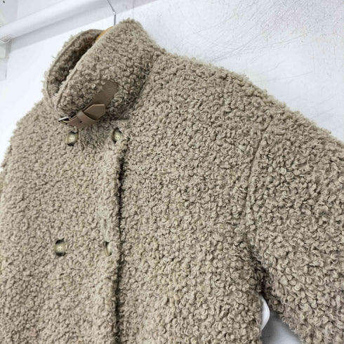 コイビトミサキ koibito misaki チンベルト ボア ダブルブレストコート レディース M-L