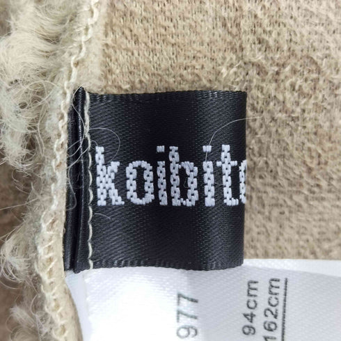 コイビトミサキ koibito misaki チンベルト ボア ダブルブレストコート レディース M-L