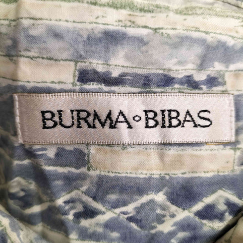 burma bibas S/S 総柄シャツ メンズ import:L