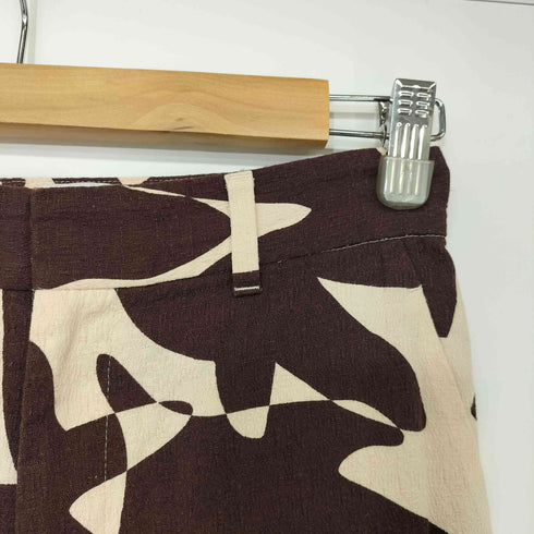 ロクビューティーアンドユースユナイテッドアローズ 6 BEAUTY & YOUTH UNITED ARROWS LEAF PRINT PANTS レディース JPN:36